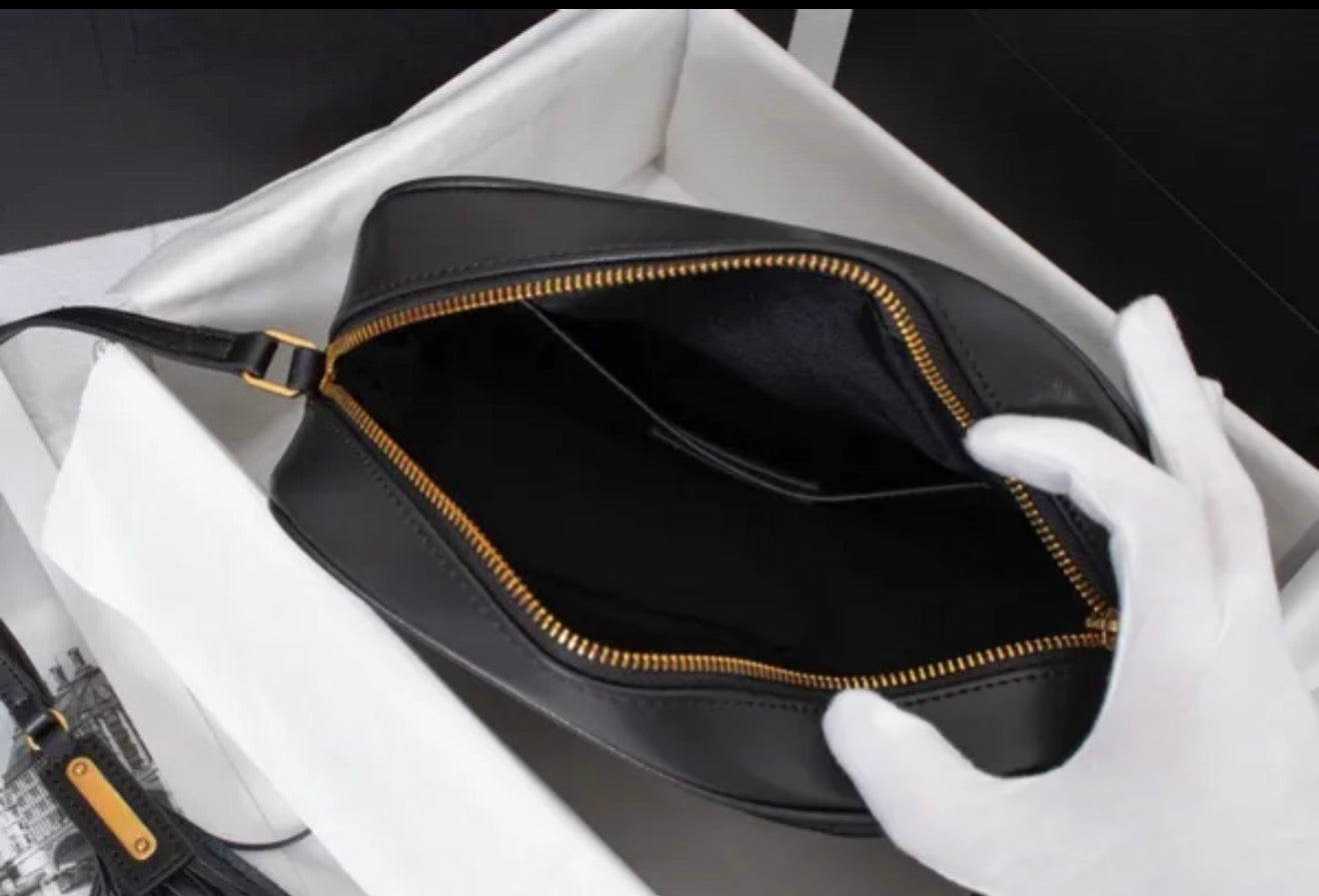 Premium Mirror Quality Camera style Shoulder Bag in super soft leather