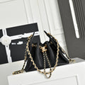 Premium Quality Leather Hobo Pocket Style With Gold Hardware