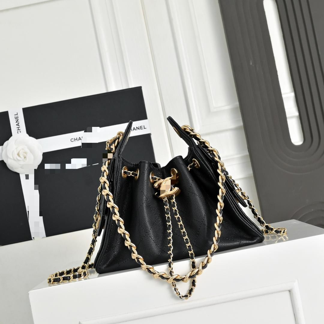 Premium Quality Leather Hobo Pocket Style With Gold Hardware