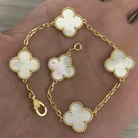 Premium Quality Stainless Steel Non-Tarnish vancleef Style Bracelets