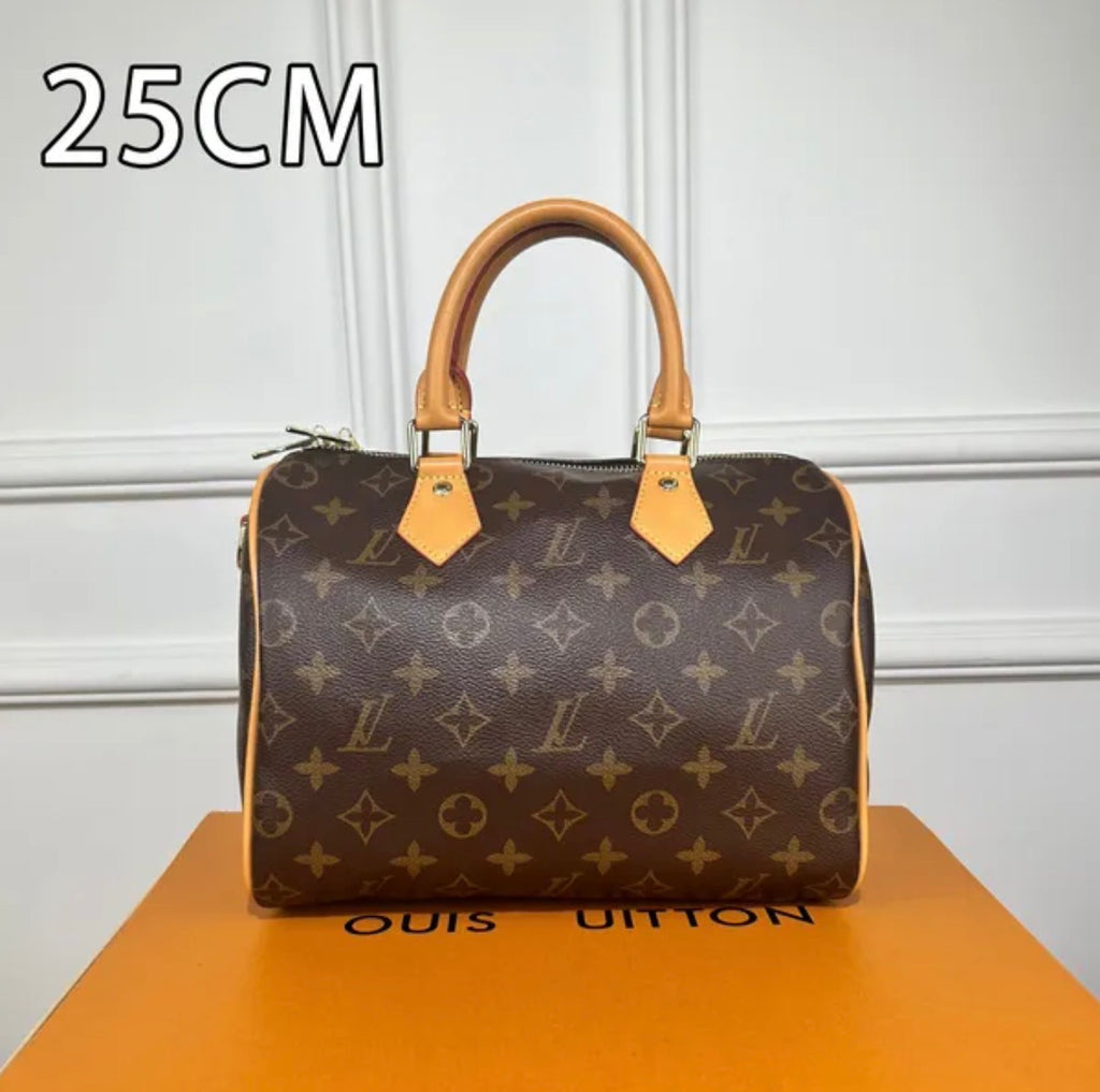 Premium Quality Speedy with Leather Strap Shoulder Bags