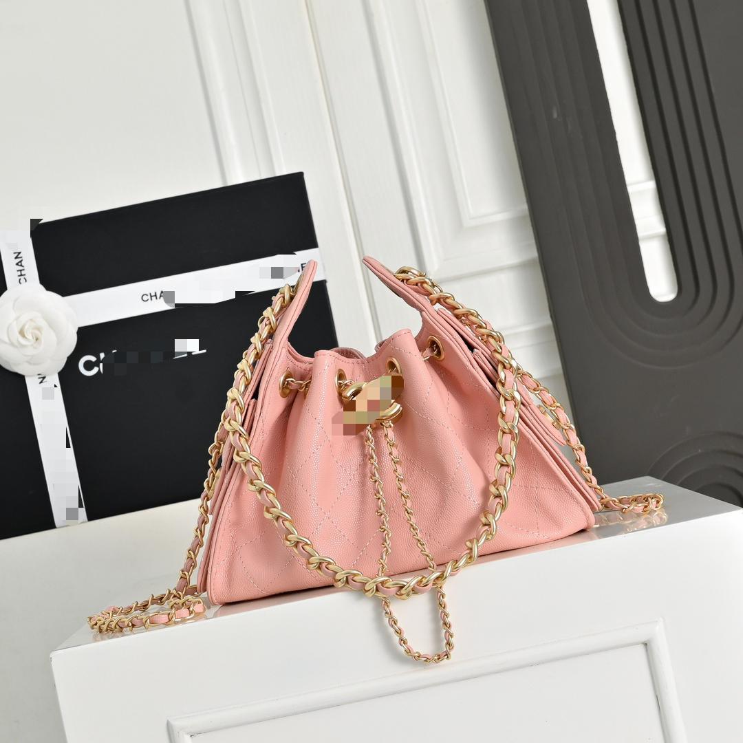 Premium Quality Leather Hobo Pocket Style With Gold Hardware
