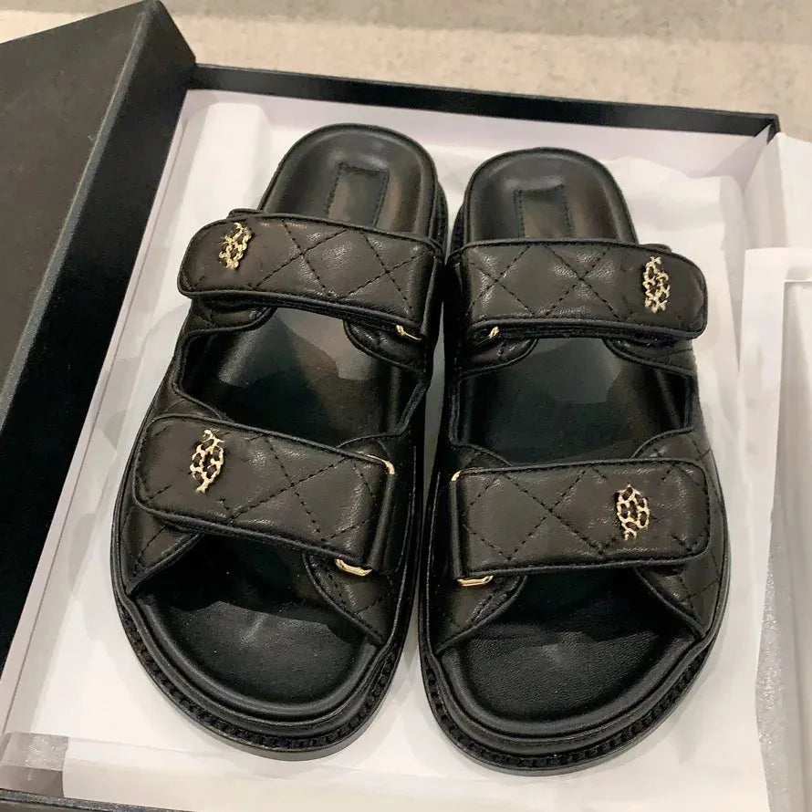 Premium Master Quality Women’s Luxury Leather made Slides