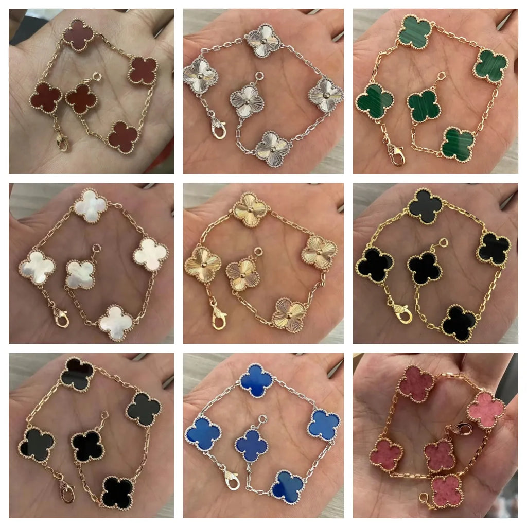 Premium Quality Stainless Steel Non-Tarnish vancleef Style Bracelets