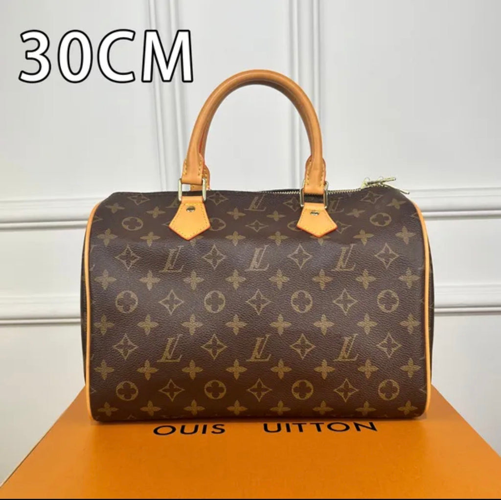 Premium Quality Speedy with Leather Strap Shoulder Bags