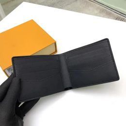 Premium Quality Mens Black Embossed Leather Wallet