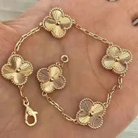 Premium Quality Stainless Steel Non-Tarnish vancleef Style Bracelets