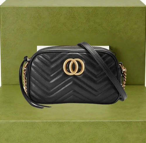 A18 Premium Quality Marmont Camera Style Shoulder Bag with zipper