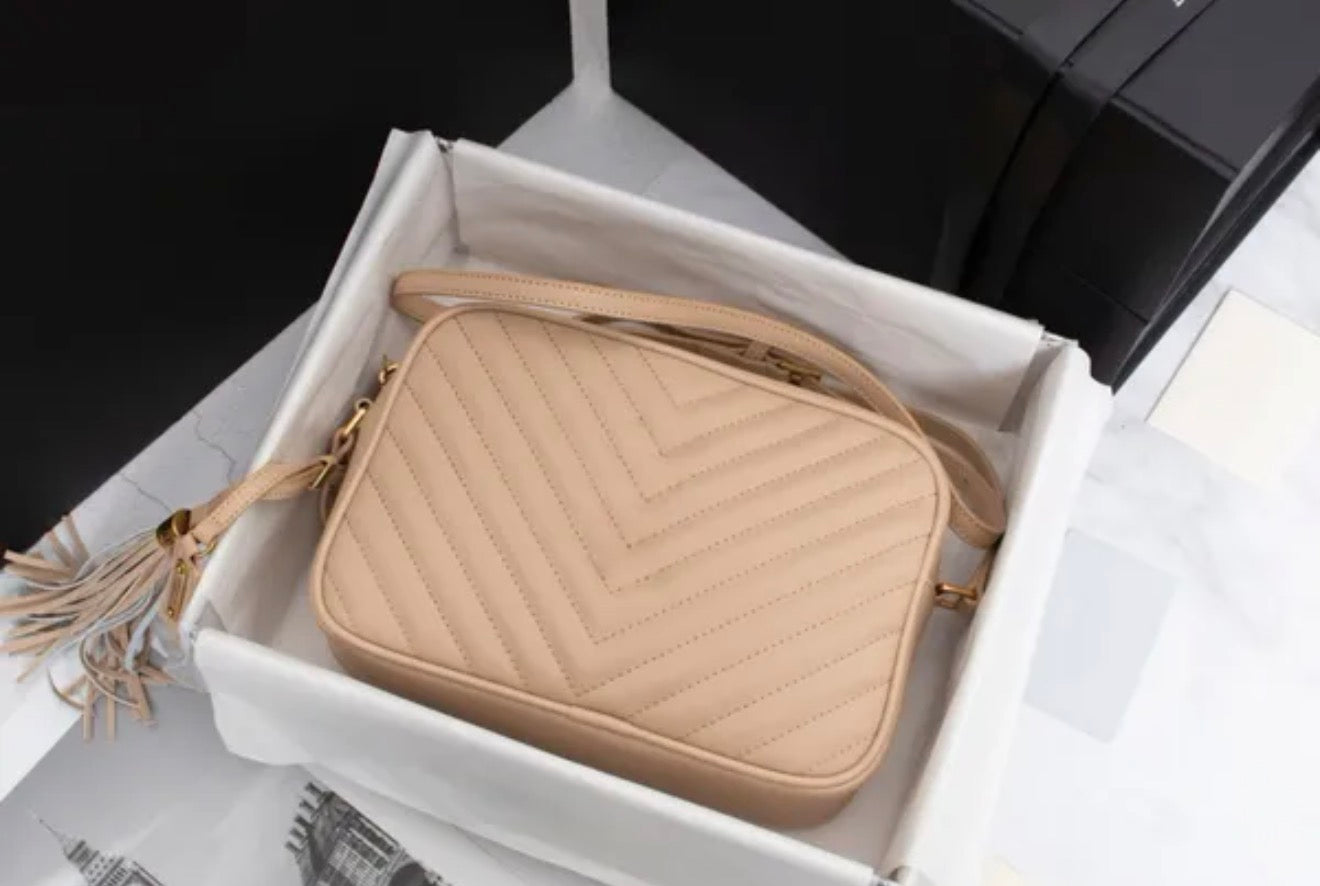 Premium Mirror Quality Camera style Shoulder Bag in super soft leather