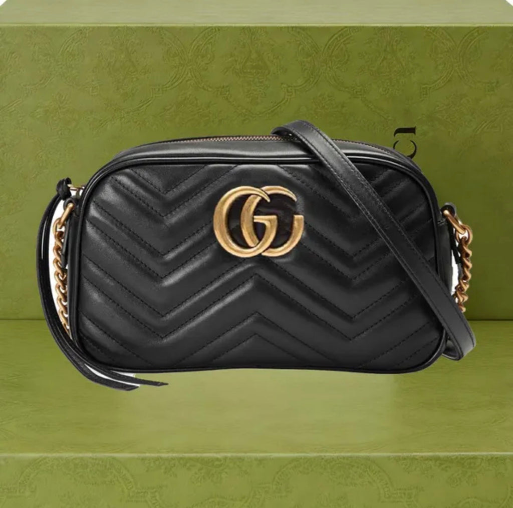 A18 Premium Quality Marmont Camera Style Shoulder Bag with zipper