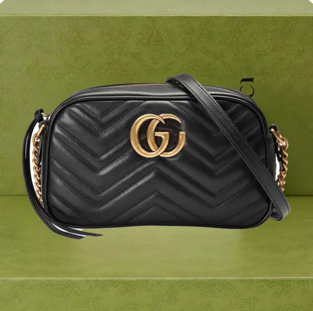 A18 Premium Quality Marmont Camera Style Shoulder Bag with zipper