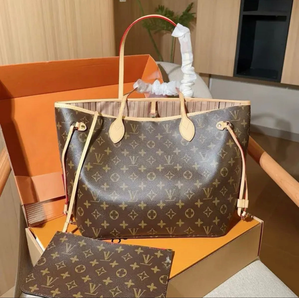 Premium Quality NeverFull style Tote Bag in Classic Monogram