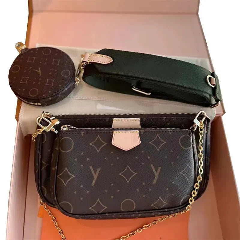 Premium Mirror Quality Pochette Multiple Shoulder Bag Set