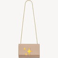 A17 Premium Quality Kate Shoulder Bag in Beige leather