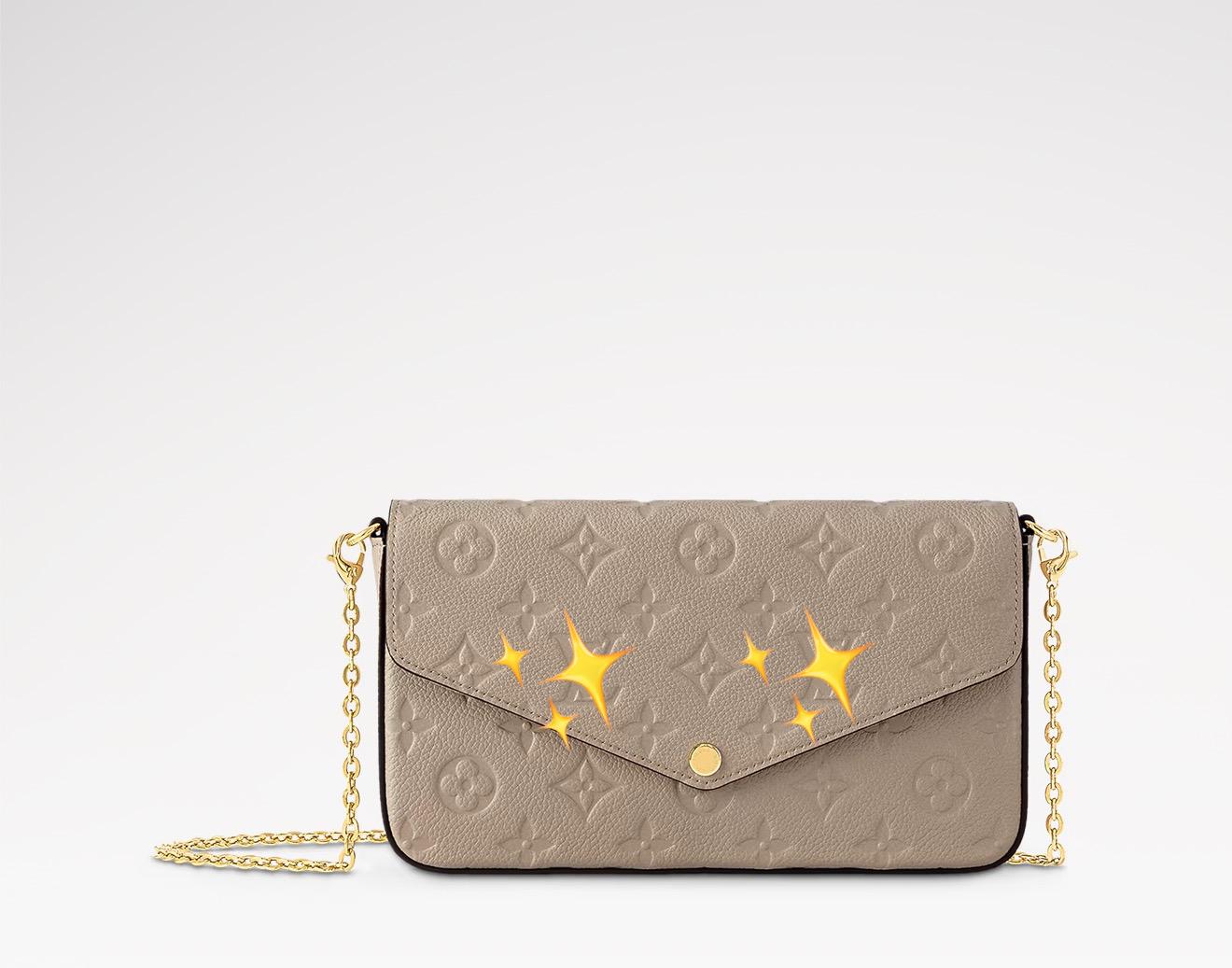 Premium Quality POCHETTE FELICIE CLUTCH Chain Bag