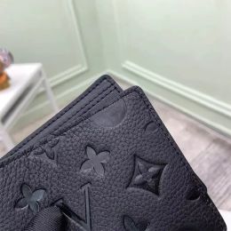 Premium Quality Mens Black Embossed Leather Wallet