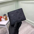 Premium Quality Mens Black Embossed Leather Wallet