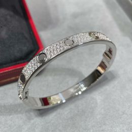 Premium Quality Stainless Steel Non-Tarnish Full Diamond Love Style Bracelets