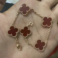 Premium Quality Stainless Steel Non-Tarnish vancleef Style Bracelets